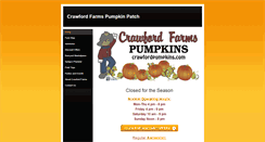 Desktop Screenshot of crawfordpumpkins.com
